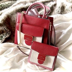 COACH Pepper Crossbody + Wallet Set NWT!
